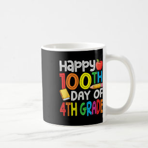 Taza De Café 100 días más inteligentes cuarto curso 100° día de