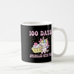 Taza De Café 100 días salpicados con tarta divertida 100 días d