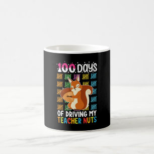 Taza De Café 100 Días Volviendo Loca a Mi Maestra Ardilla
