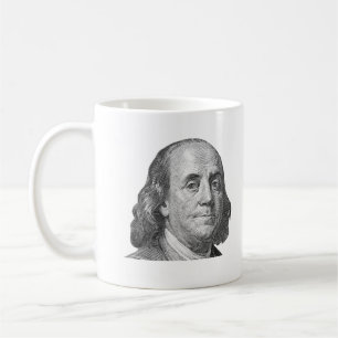 Taza De Café 100 dólares, Benjamin Franklin