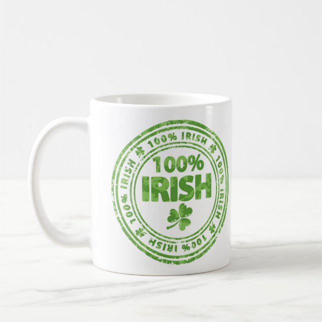 Taza De Café 100% irlandés (Izquierda)