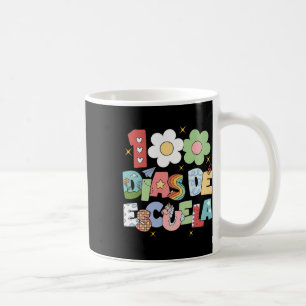 Taza De Café 100 Maestra Española Dias De Escuela Bilingüe