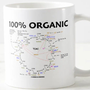 Taza De Café 100% Orgánico (Ciclo de Ácido Cítrico - Ciclo Kreb