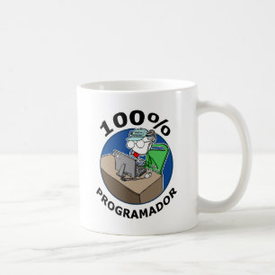 Taza De Café 100% Programador