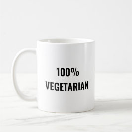 Taza De Café 100% vegetariano