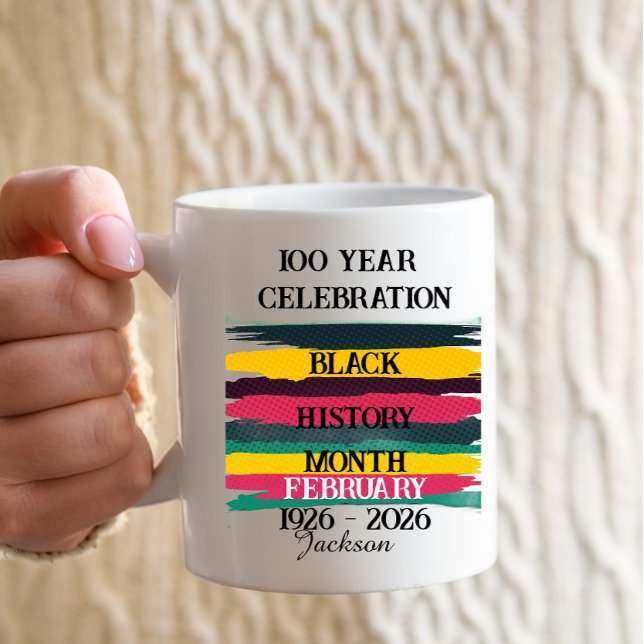Taza De Café 100 year celebration black history month 2026 (Subido por el creador)