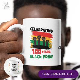 Taza De Café 100 Years Souvenir Centennial Black History Month