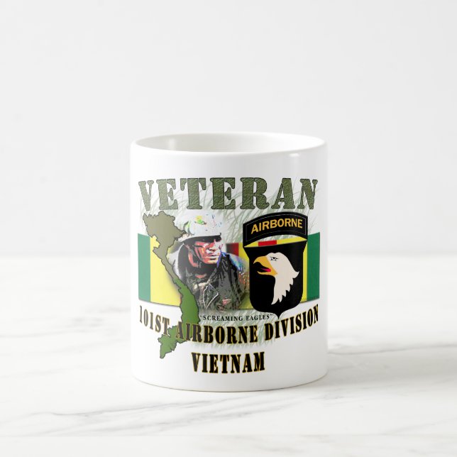 Taza De Café 101o Div-Vietnam aerotransportado (ningún CIB) (Centro)