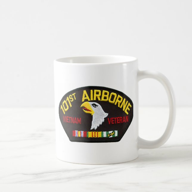 Taza De Café 101o Veterano aerotransportado de Vietnam (Derecha)