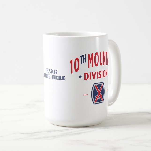 Taza De Café 10.ª División de Montaña (Anverso derecho)