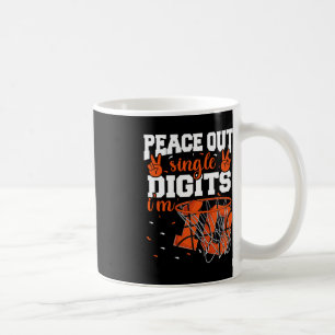 Taza De Café 10.º cumpleaños niños básquetbol, paz sin remate