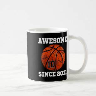Taza De Café 10.º regalo de cumpleaños de Bysketbyll Lover 10 a