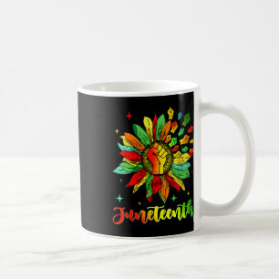 Taza De Café 10° acentos girasol africano americano Bl