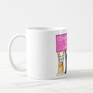 Taza De Café 10 años de cáncer liberan aniversario