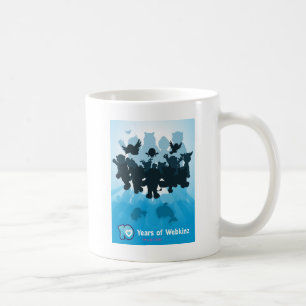 Taza De Café 10 años de silueta de Webkinz