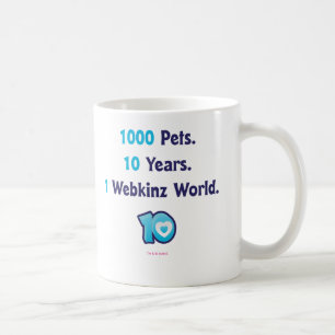 Taza De Café 10 años de Stats de Webkinz