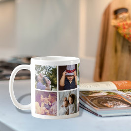 Taza De Café 10 Collage de fotos DIY Fun personalizado