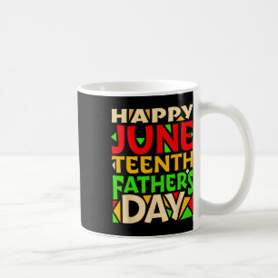 Taza De Café 10 de junio Día del Padre Negro feliz celebridad