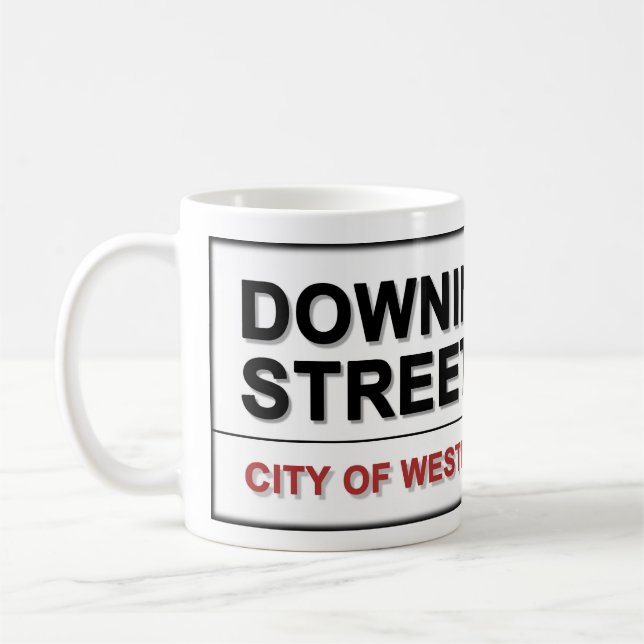 Taza De Café 10 Downing Street London Inglaterra (Izquierda)