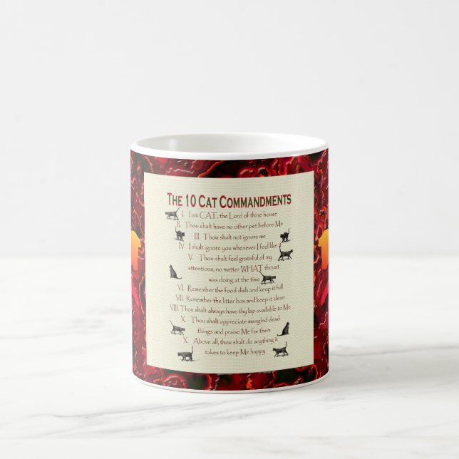 Taza De Café 10 mandamientos del CAT (Centro)