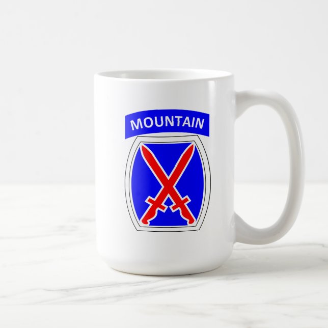 Taza De Café 10mo División de la montaña (Derecha)