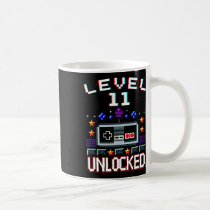 Taza De Café 11.º Nacimiento Niño Nivel 11 Vídeo Gracioso Desbl