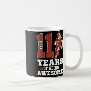 Taza De Café 11 Años De Ser Un Muchacho Impresionante 11º Fútbo