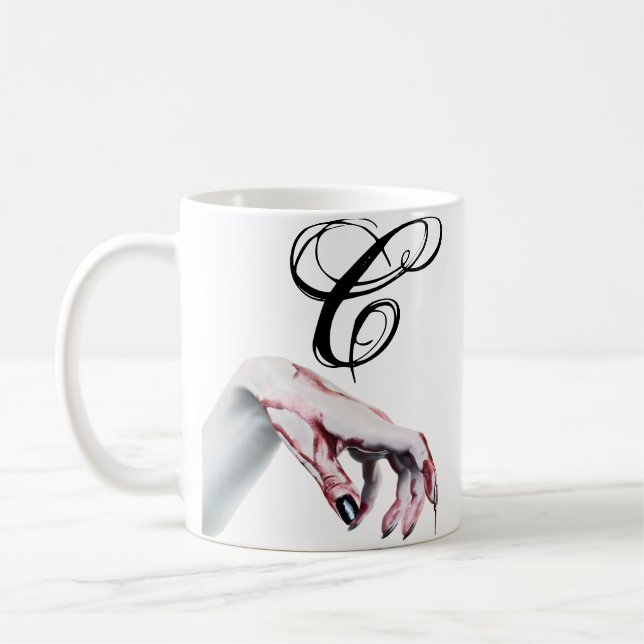 Taza De Café 11 Oz. de Café Mugzombie goteo de sangre vampiro G (Izquierda)