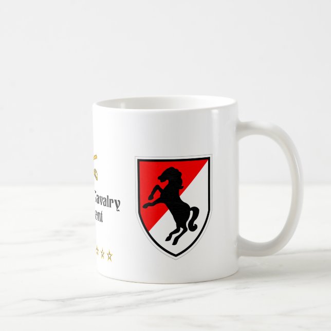 Taza De Café 11mo REGIMIENTO de CABALLERÍA ACORAZADA (Derecha)