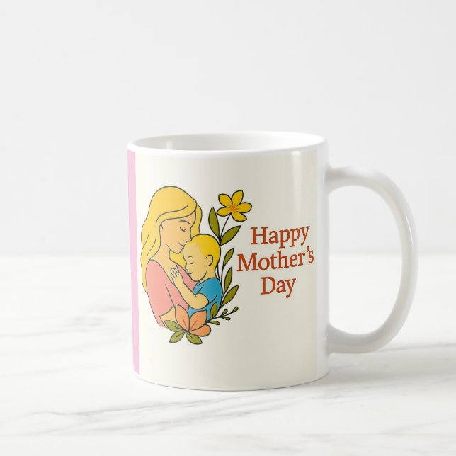 Taza De Café 11oz Mother`s Day Mug (Derecha)