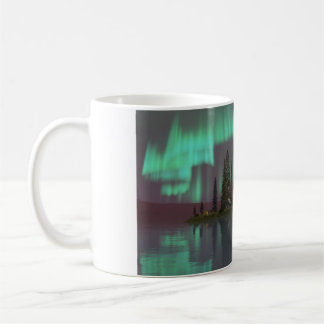 Taza De Café 11oz mug with "Aurora Halo" image