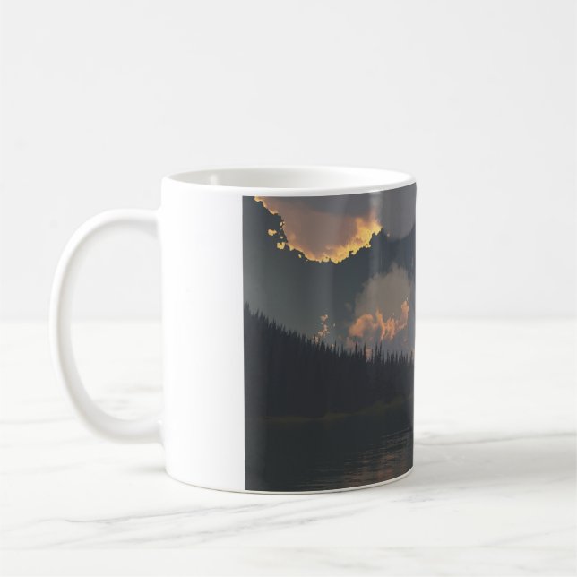 Taza De Café 11oz mug with "Eclipse" image (Izquierda)
