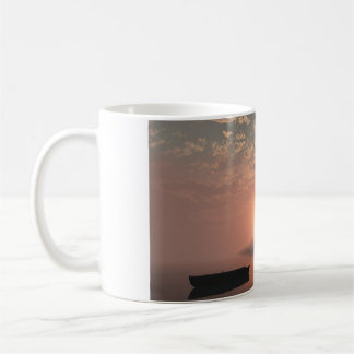 Taza De Café 11oz mug with "Misty Island" image