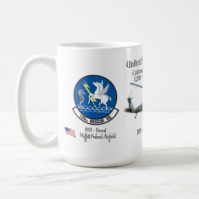 Taza De Café 129.º Escuadrón de Rescate (Izquierda)