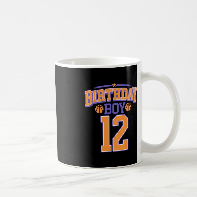 Taza De Café 12.º Básquetbol de niños de 12 años (Derecha)