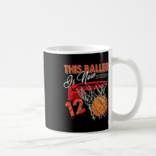 Taza De Café 12.º cumpleaños Bysketbyll Diversión de niños de 1
