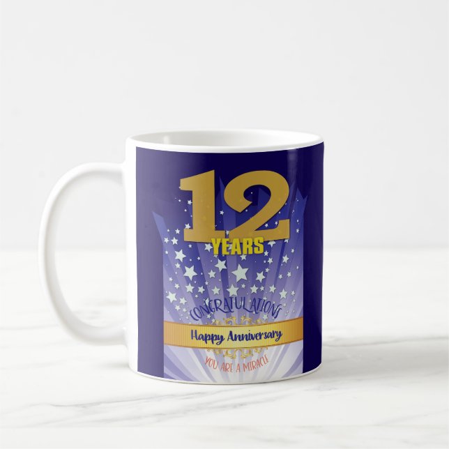 Taza De Café 12 años Aniversario de la Recuperación del PERSONA (Izquierda)