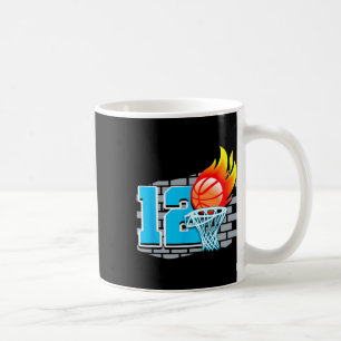Taza De Café 12 años Duodécimo tema B de fiesta de cumpleaños d