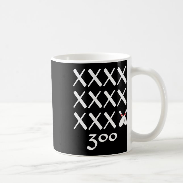 Taza De Café 12 Ataques Perfecto Juego De Boliche Camiseta - 30 (Derecha)