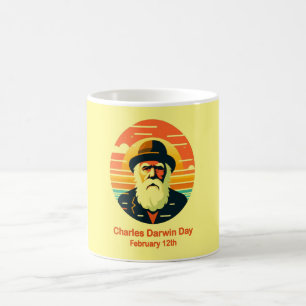 Taza De Café 12 de febrero Día de Charles Darwin