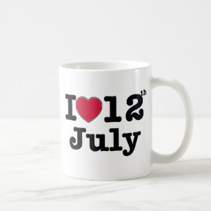 Taza De Café 12 de julio mi día de cumpleaños
