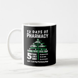 Taza De Café 12 días de farmacia chrismas farmacia farmacia chr