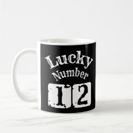 Taza De Café 12 - Lucky Número 12 Luck