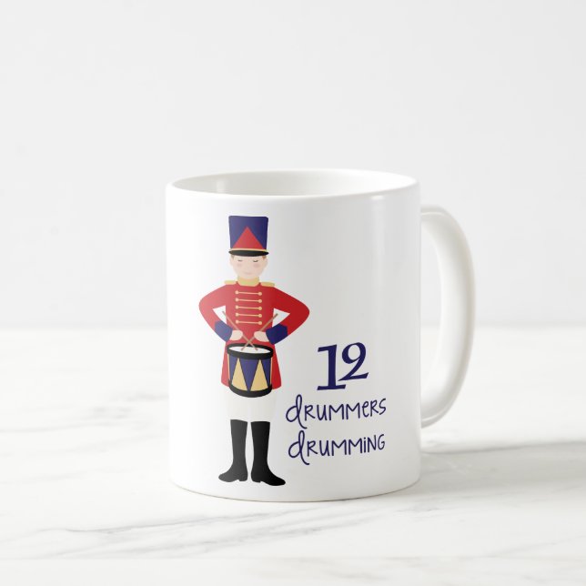 Taza De Café 12 Tambores (Anverso derecho)