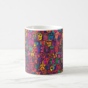 Taza De Café 133 caras de cambio