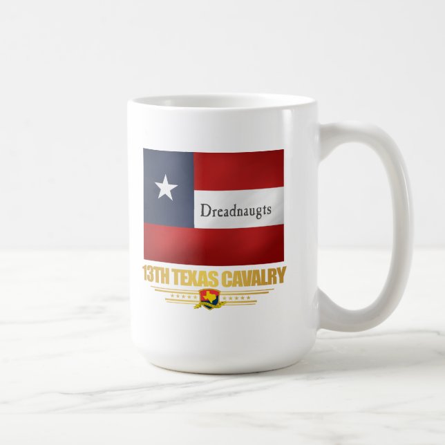Taza De Café 13.ª caballería de Texas (v10) (Derecha)