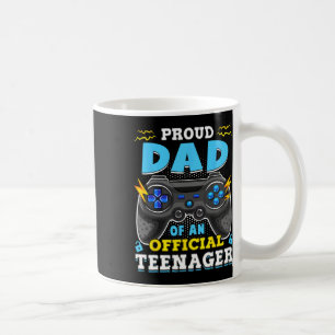 Taza De Café 13.º cumpleaños Orgulloso papá oficial adolescente
