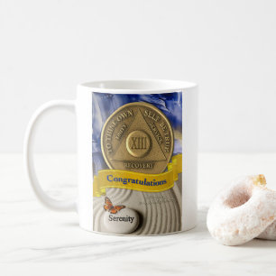 Taza De Café 13 Años NOMBRE PERSONALIZADO AA Aniversario Sereni