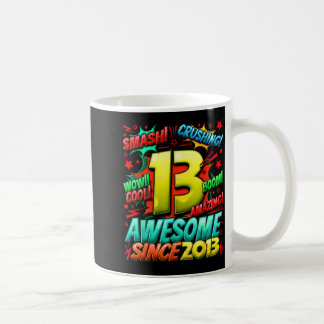 Taza De Café 13 años para niños cumpleaños 13 de niño 13 años