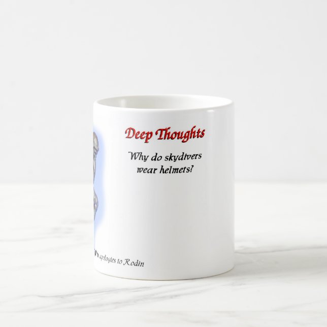 Taza De Café 13 pensamientos profundos (Centro)
